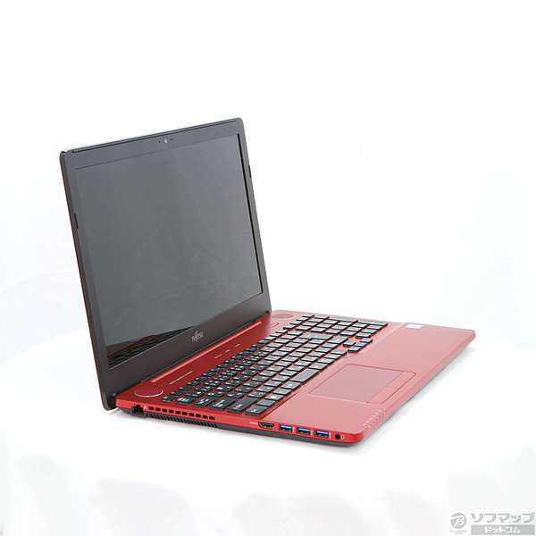 中古】LIFEBOOK AH53／A3 FMVA53A3R ルビーレッド 〔Windows 10