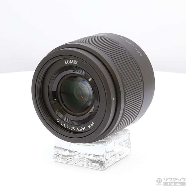 中古】LUMIX G 25mm F1.7 ASPH. (H-H025) ブラック [2133011189810 