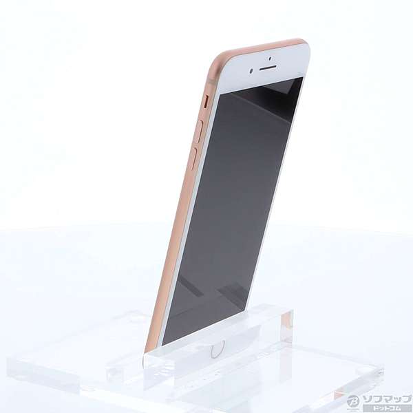 中古】iPhone8 Plus 64GB ゴールド MQ9M2J／A auロック解除SIM
