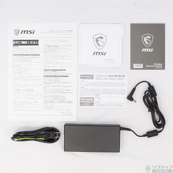 中古】msi GV72 GV72-7RE-1058JP ブラック 〔Windows 10〕 ≪メーカー