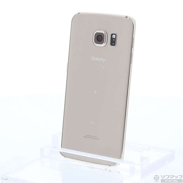 セール対象品 GALAXY S6 edge 32GB ゴールドプラチナ SCV31 au