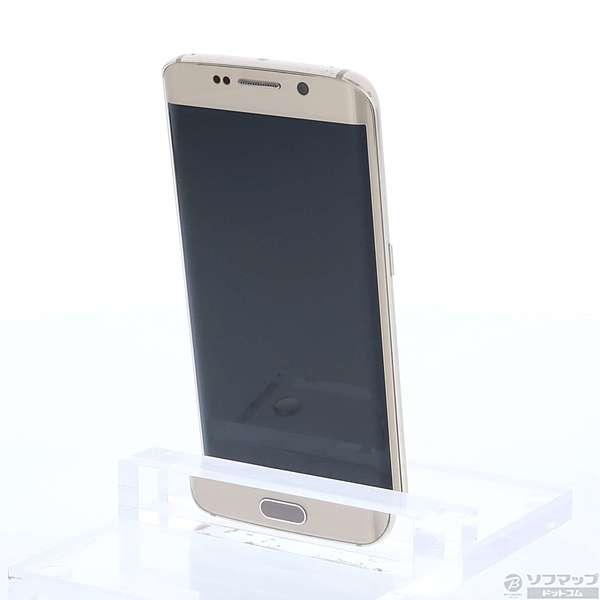 セール対象品 GALAXY S6 edge 32GB ゴールドプラチナ SCV31 au