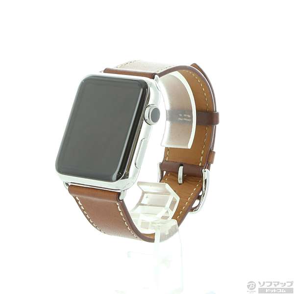 中古】Apple Watch Hermes 42mm ステンレススチールケース シンプルトゥール ヴォー・バレニア(フォーヴ)レザーストラップ  [2133011669411] - リコレ！|ビックカメラグループ ソフマップの中古通販サイト