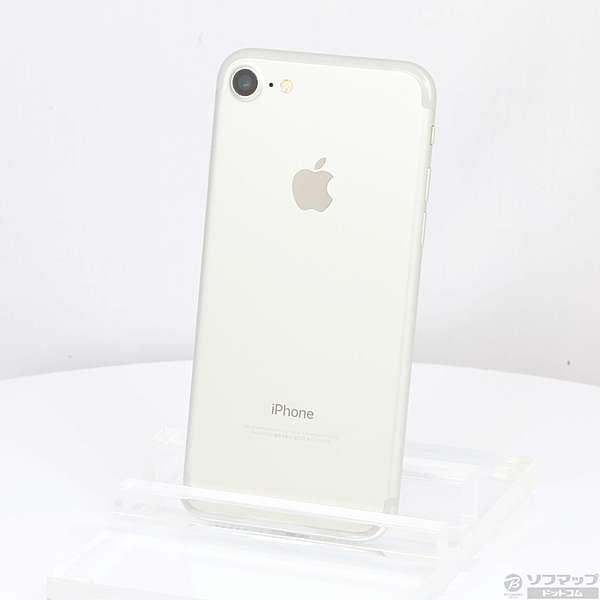 中古】セール対象品 iPhone7 32GB シルバー MNCF2J／A auロック解除SIM