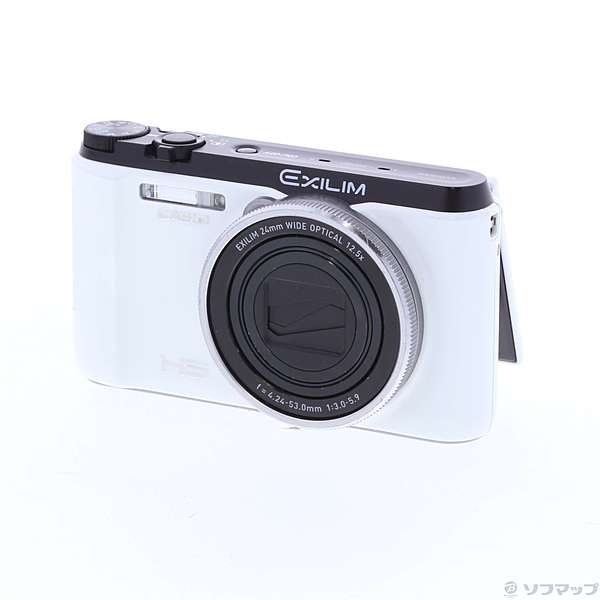 中古】セール対象品 HIGH SPEED EXILIM EX-FC300SWE ホワイト (ゴルフ 
