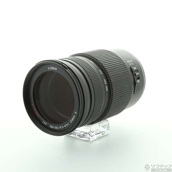 中古 Lumix G Vario 100 300mm F4 0 5 6 Mega O I S H Fs リコレ ソフマップの中古通販サイト