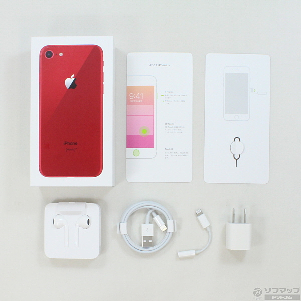 iPhone8 Red 64GB MRRY2J/Aスマートフォン本体