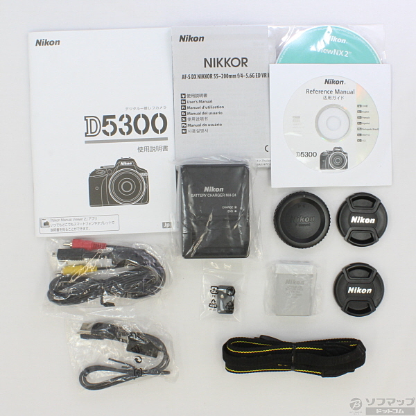 中古 Nikon D5300 ダブルズームキット2 Bk 2416万画素 Sdxc リコレ ソフマップの中古通販サイト