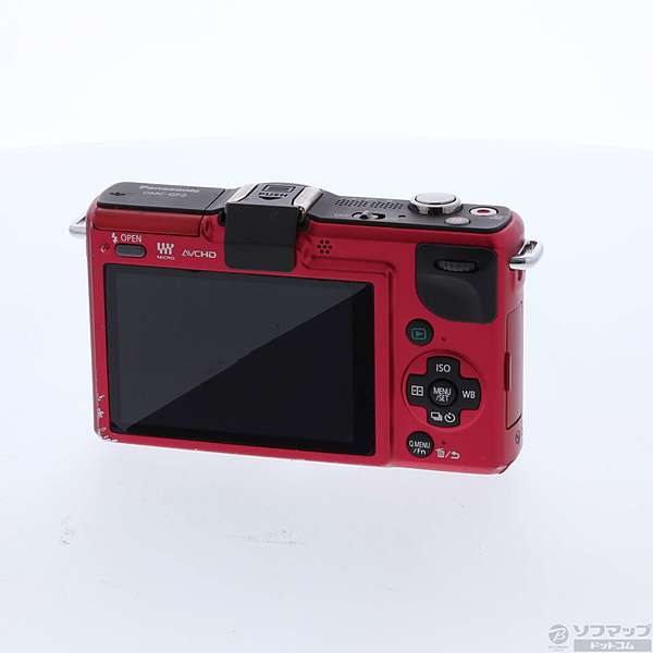 USED】Panasonic LUMIX GF2 ファインレッド - コンパクトデジタルカメラ