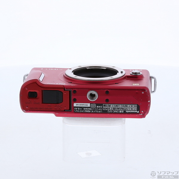 中古】LUMIX DMC-GF2-R ボディ (ファインレッド) (1210万画素／SDXC