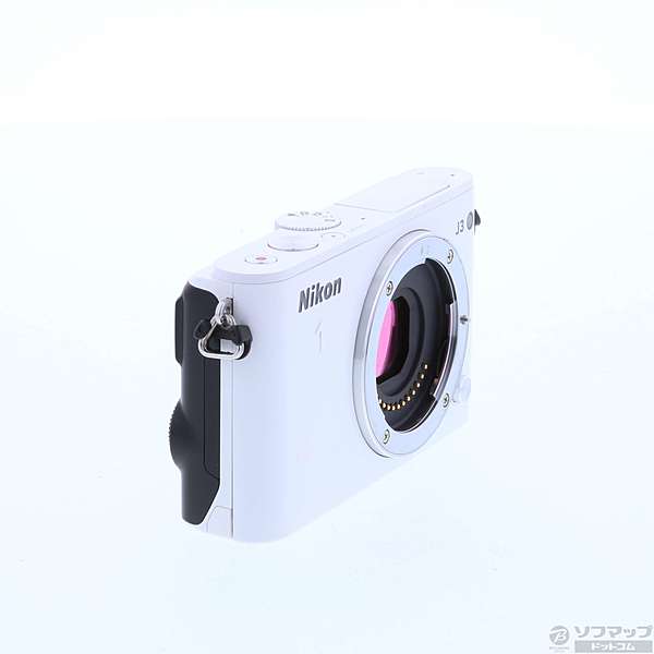 中古】Nikon 1 J3 ボディ (1425万画素／ホワイト) [2133012114224