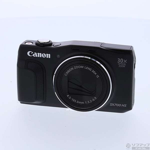 中古】PowerShot SX700 HS (BK) (1610万画素／30倍／ブラック／SDXC 