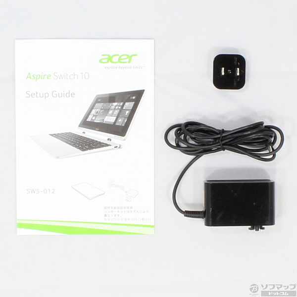 中古 Aspire Switch 10 Sw5 012 F12d Sf シルバー Windows 8 リコレ ソフマップの中古通販サイト