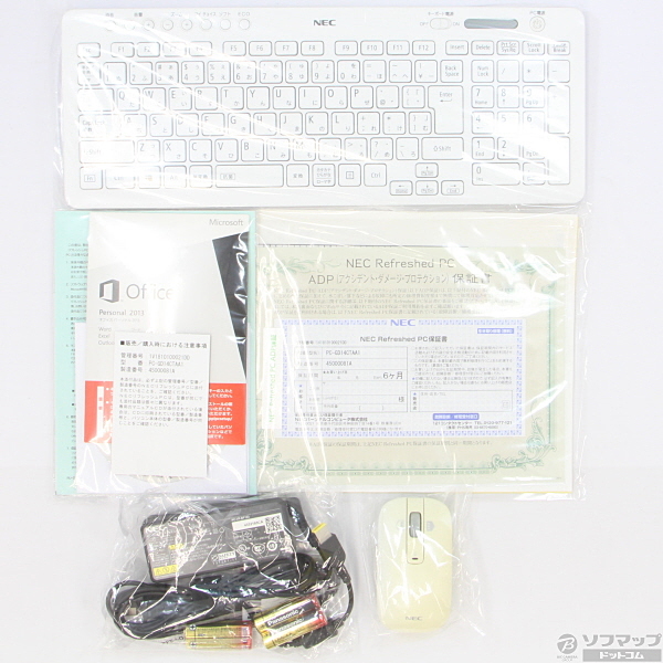 セール対象品 VALUESTAR G タイプS PC-GD14CTAA1 ファインホワイト 〔NEC Refreshed PC〕 〔Windows  8〕 〔Office付〕 ≪メーカー保証あり≫ ◇07/01(水)値下げ！