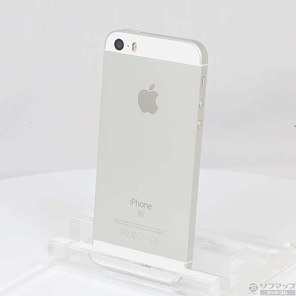中古】iPhone SE 64GB シルバー MLM72J／A SoftBank [2133012359182 