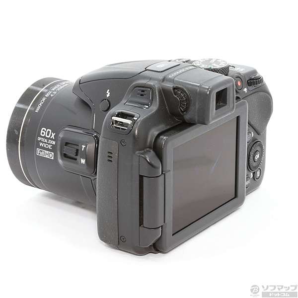 中古】COOLPIX P600 BK ブラック (1605万画素／60倍／SDXC) [2133012370729] -  リコレ！|ビックカメラグループ ソフマップの中古通販サイト