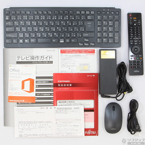 中古】〔展示品〕 ESPRIMO FH90／B3 FMVF90B3B オーシャンブラック