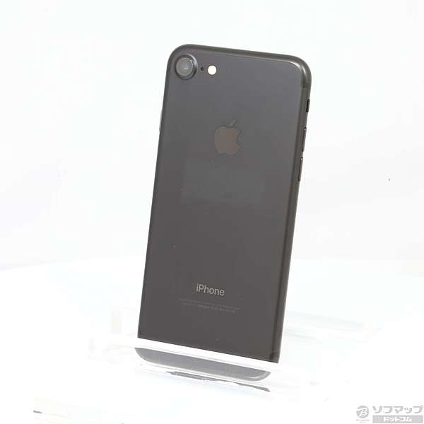 中古】iPhone7 128GB ブラック MNCK2J／A auロック解除SIMフリー