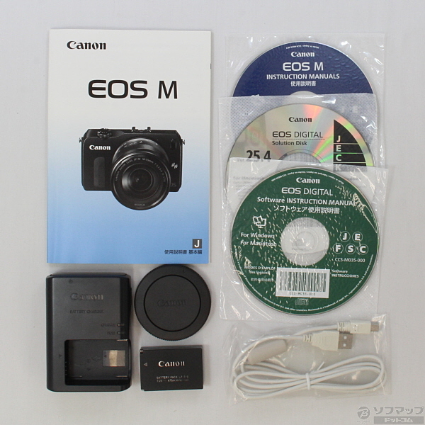 中古】EOS M ボディ ベイブルー (1800万画素／SDXC