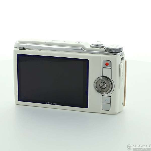 中古】OLYMPUS STYLUS SH-60 (1600万画素／24倍／ホワイト／SDXC