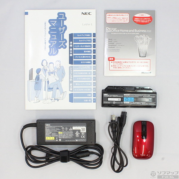 中古】LaVie L PC-LL750F21SR クリスタルレッド 〔Windows 7