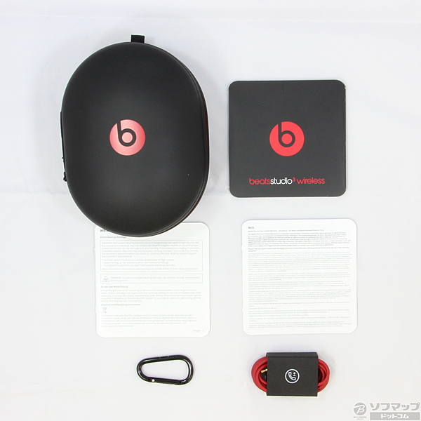 中古】Beats Studio3 Wireless MQD02PA／A レッド [2133012611327