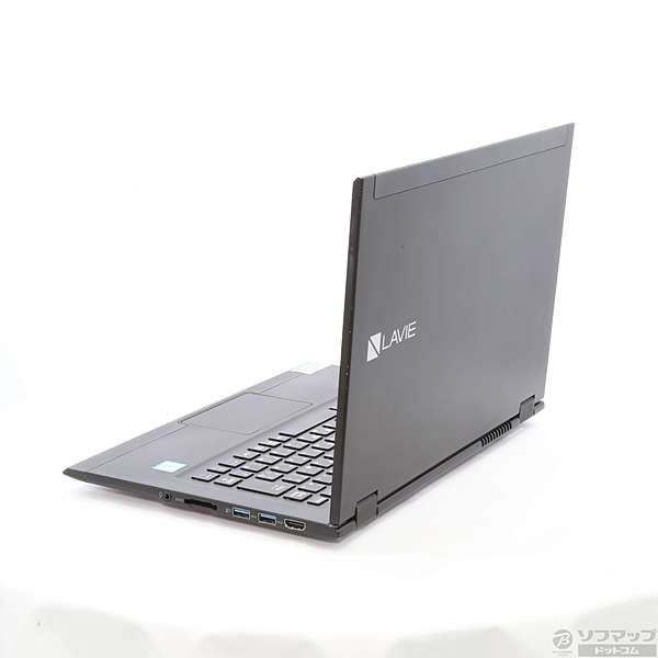 中古】LaVie Hybrid ZERO PC-HZ650FAB ストームブラック 〔Windows 10