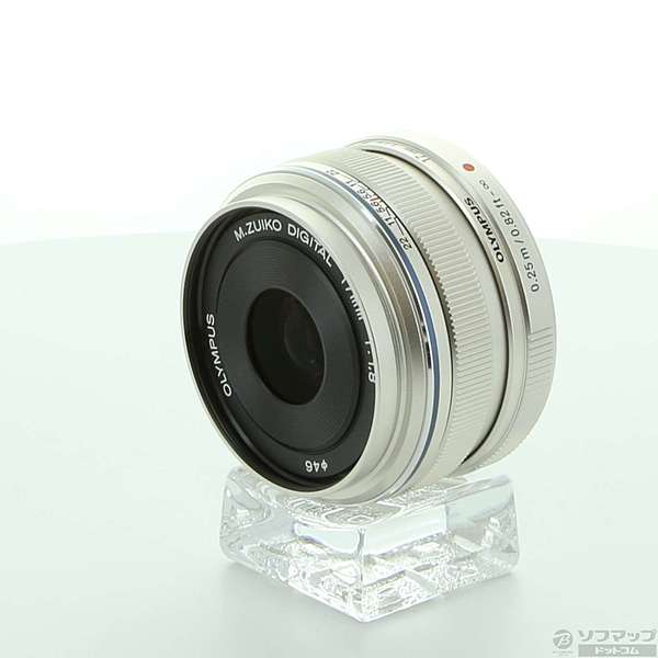 中古】M.ZUIKO DIGITAL 17mm F1.8 (レンズ／シルバー) (μ4／3