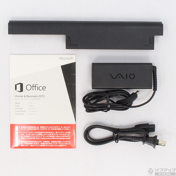 中古】VAIO E SVE15137CJB ブラック 〔Windows 8〕 〔Office付