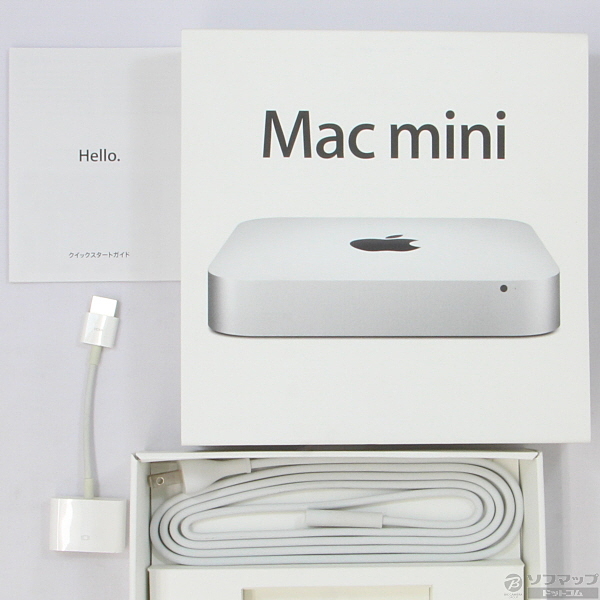 中古】Mac mini MD388J／A Core_i7 2.3GHz 4GB HDD1TB 〔10.9