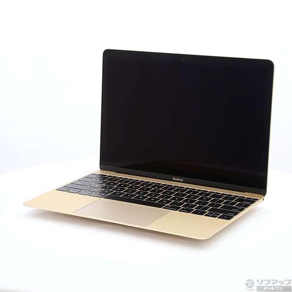 【美品】MacBook 12インチ MK4M2J/Aゴールド 本体 中古】MacBook MK4M2J／A Core_M 1.1GHz 8GB SSD256GB ゴールド