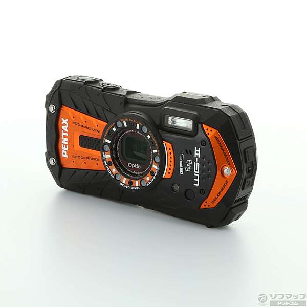 大特価通販 PENTAX Optio WG-2 GPS ペンタックス 防水デジカメ レッド