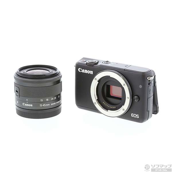 中古】EOS M10 EF-M 15-45 レンズキット BK (1800万画素／ブラック／SDXC) [2133012940632] -  リコレ！|ビックカメラグループ ソフマップの中古通販サイト