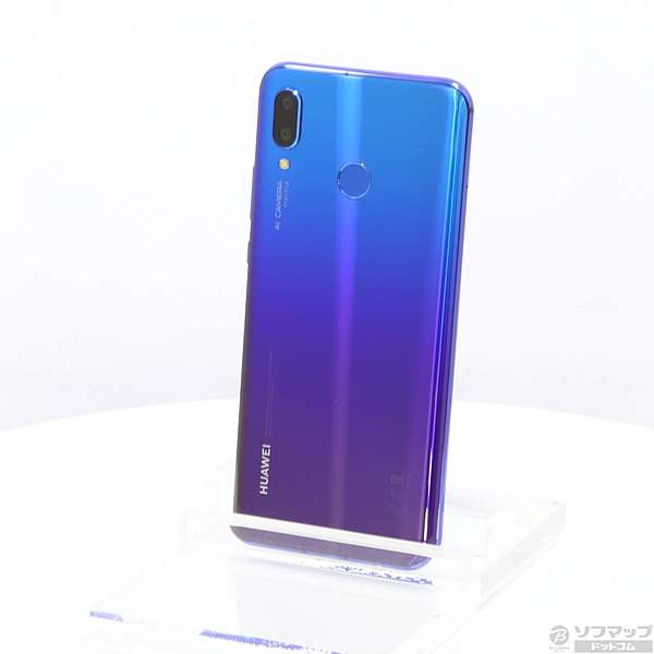 中古】HUAWEI nova3 128GB アイリスパープル NOVA3 SIMフリー ...