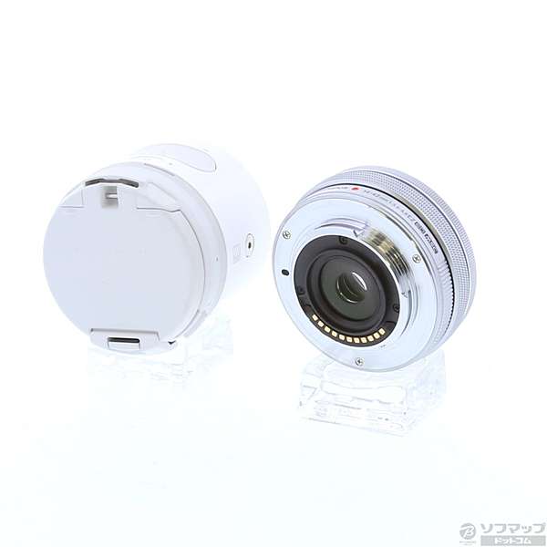 中古】OLYMPUS AIR A01 14-42mm EZレンズキット ホワイト／A011442MMEZ