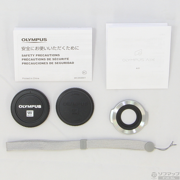 中古】OLYMPUS AIR A01 14-42mm EZレンズキット ホワイト／A011442MMEZ