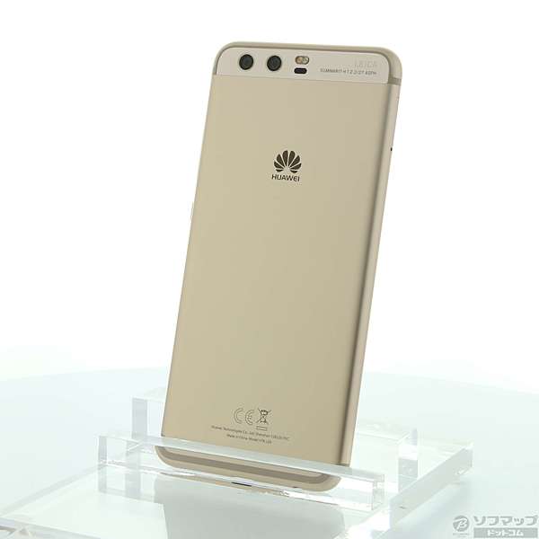 中古】HUAWEI P10 64GB プレステージゴールド VTR-L29 SIMフリー