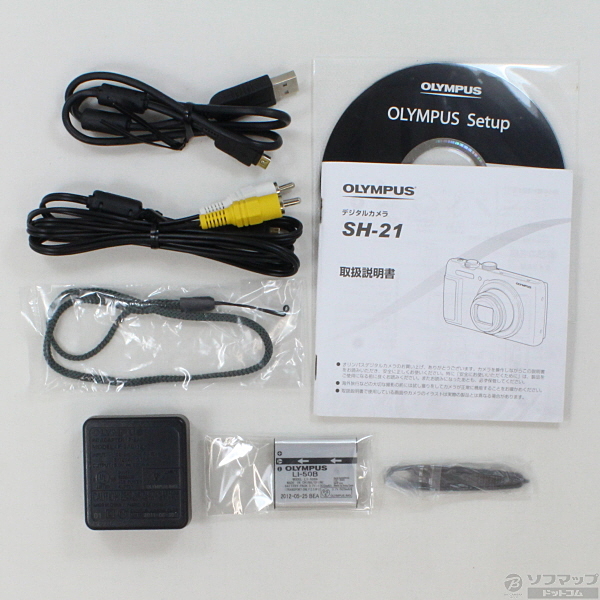 中古】OLYMPUS SH-21 (1600万画素／12.5倍／SDXC／シャンパンゴールド