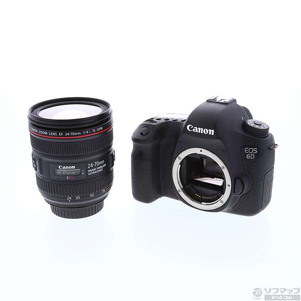 中古】EOS 6D EF24-70L F4L IS USM レンズキット (2020万画素