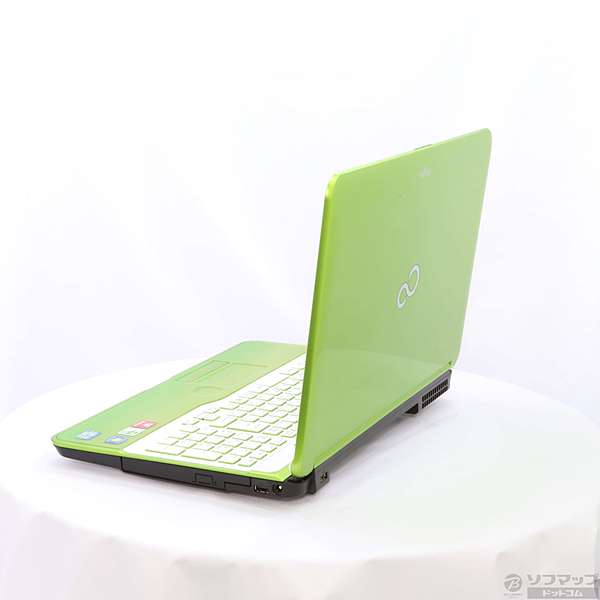 中古】LIFEBOOK AH54／H FMVA54HG ライムグリーン 〔Windows 7