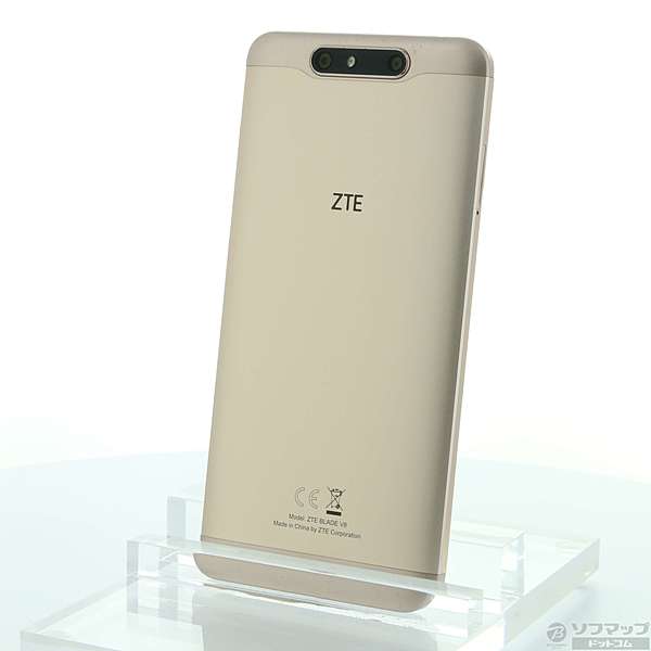 中古 Blade V8 32gb シャンパンゴールド Zte Blade V8 Simフリー リコレ ソフマップの中古通販サイト
