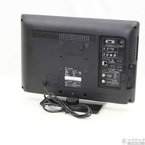 大規模セール re-birth 中古品 シャープ 19V型 液晶 テレビ AQUOS LC-19K7-B ハイビジョン 2012年モデル 