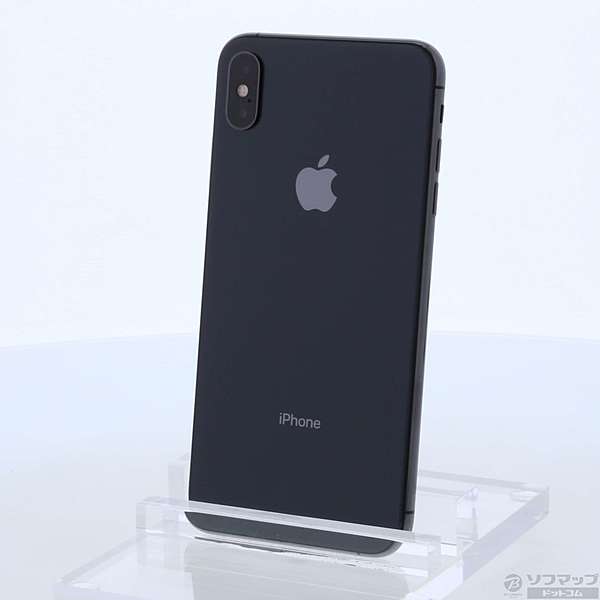 中古】iPhoneXS Max 64GB スペースグレイ MT6QJ／A SIMフリー 