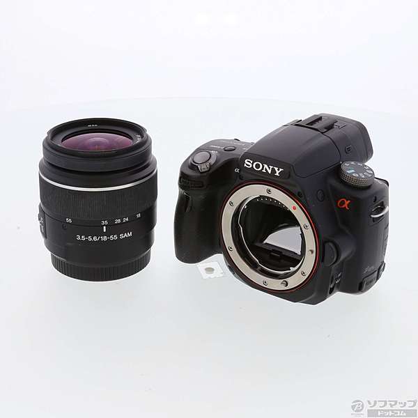 中古】α55 (SLT-A55VL) レンズキット (1620万画素／SDXC／MS DUO 