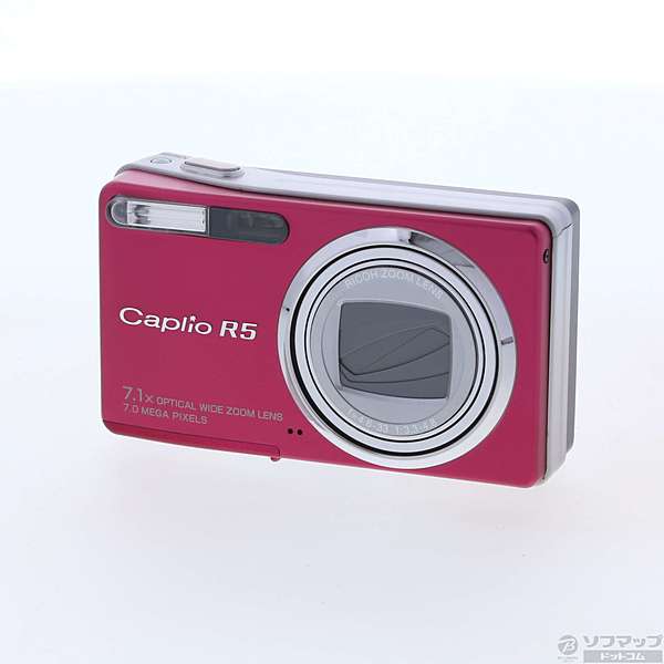 中古】Caplio R5 (724万画素／7.1倍ズーム／レッド
