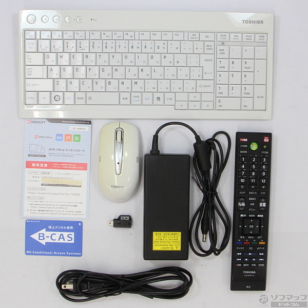 セール対象品 dynabook REGZA PC D711／T3EW PD711T3ESFW リュクスホワイト 〔Windows 7〕