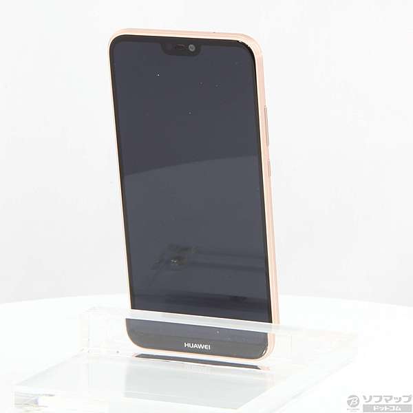 中古】HUAWEI P20 lite 32GB サクラピンク HWU34SPU UQ mobile