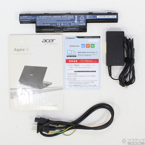 中古 Aspire E1 E1 571 F54f ブラック Windows 10 2133013851258 リコレ ソフマップの中古通販サイト