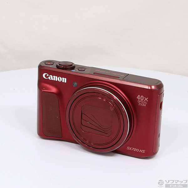 中古】PowerShot SX720 HS (RE) (2030万画素／40倍／レッド／SDXC