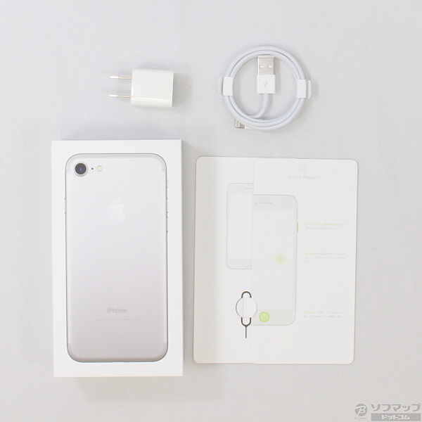 中古】iPhone7 128GB シルバー NNCL2J／A SoftBankロック解除SIM